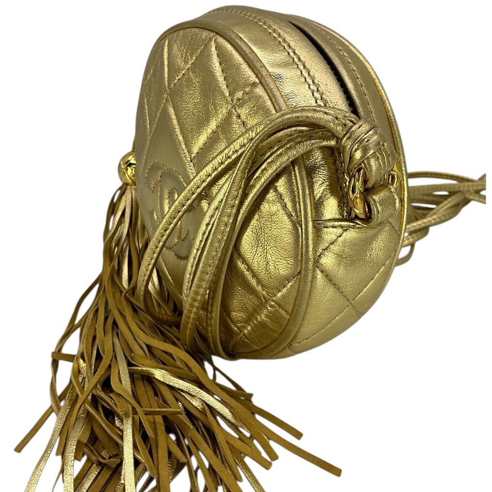 Chanel Vintage Round CC Tassel Mini Crossbody Bag - Picture 3 of 7